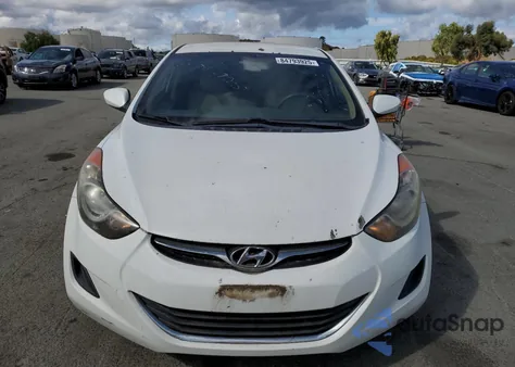 2011 Hyundai Elantra Gls из США, поврежденный, VIN 5NPDH4AE4BH053091